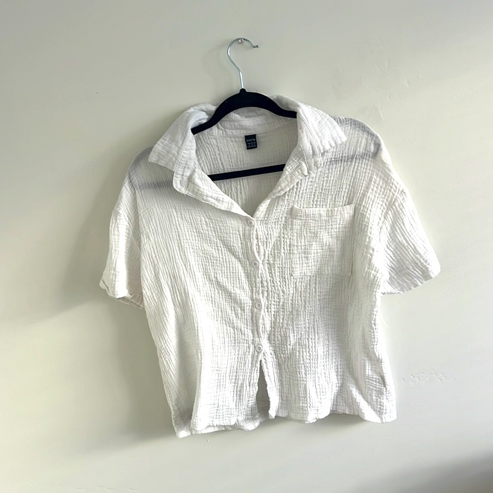 White button up!